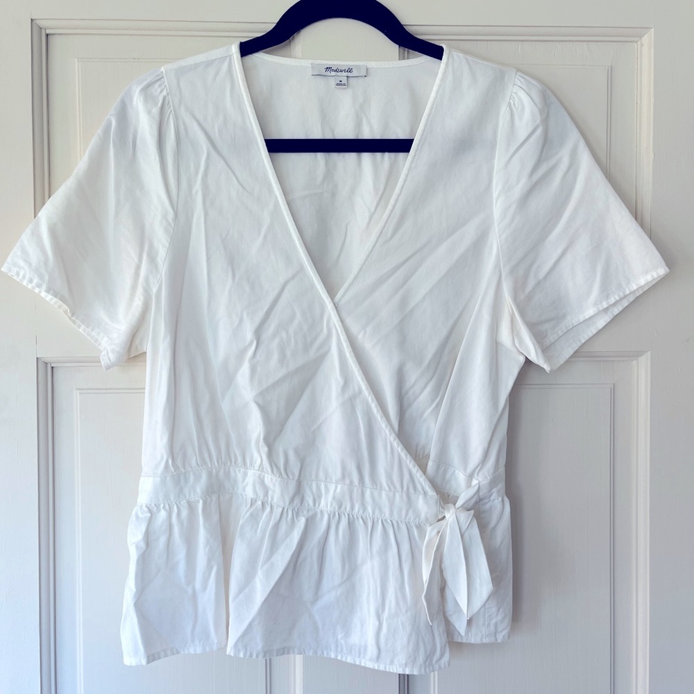 White Madewell Top, Size M